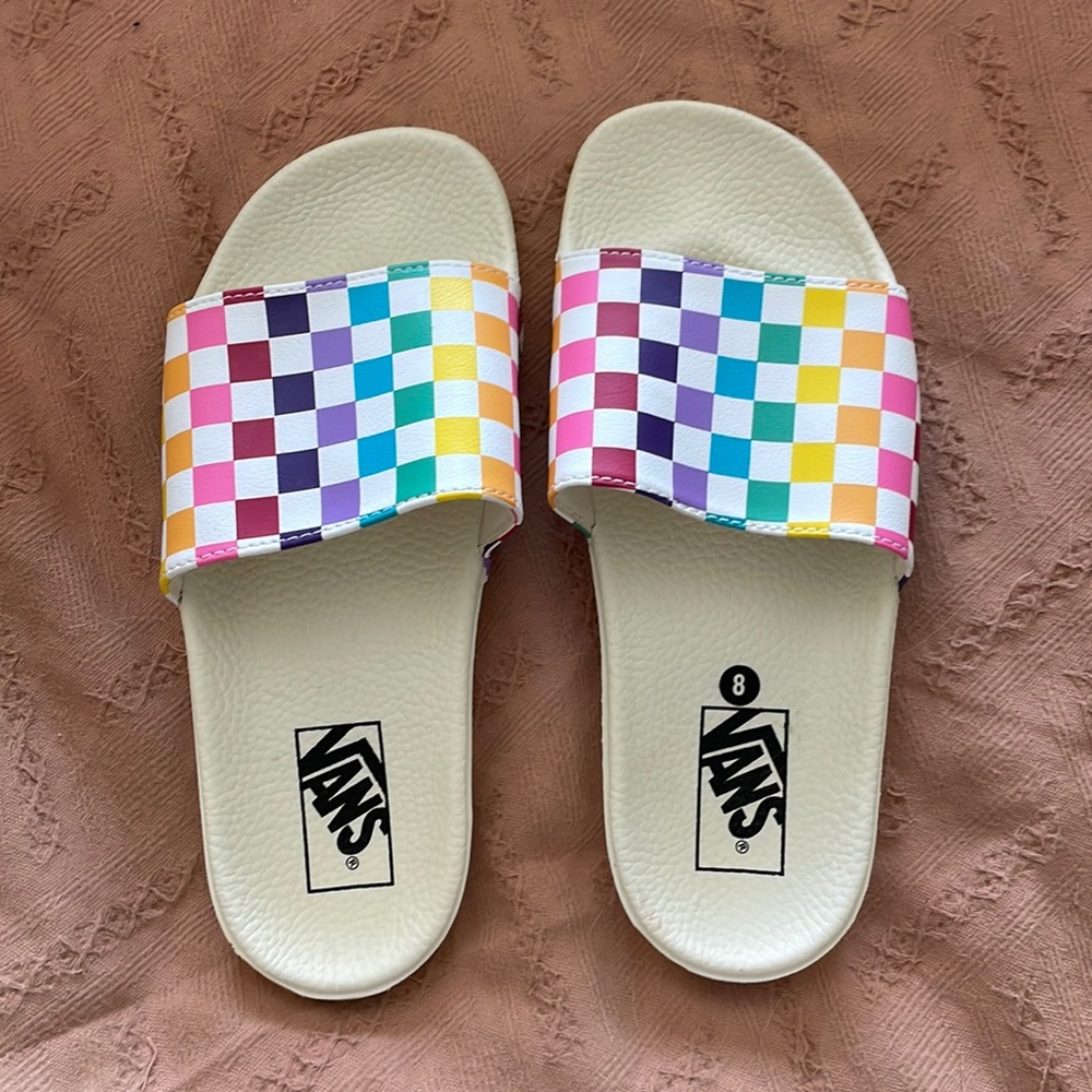 VANS slides. Size 8